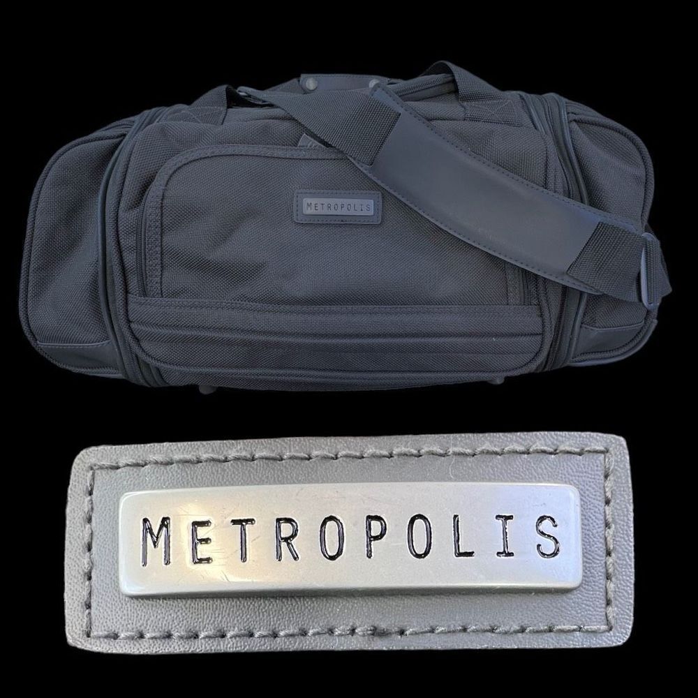 Metropolis Mens Sports Travel Luggage Duffle Bag Handbag Multiple Pockets Canvas